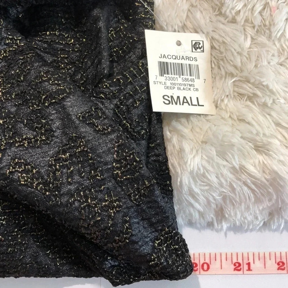 JM COLLECTION Black Embossed Floral Blouse - Picture 8 of 9